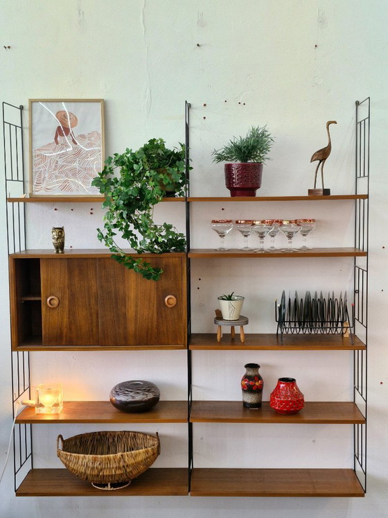 Image 1 of Sistema a parete vintage / teak anni '70