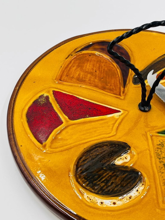 Image 1 of Plateau à Fromages avec couteau Vallauris