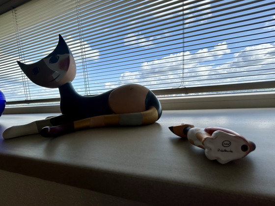 Image 1 of Goebel R. Wachtmeister Nero grote en kleine kat 