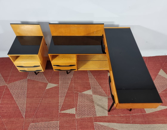 Image 1 of Desk by Mojmir Pozar for Up Závody, 1960s, Set of 2