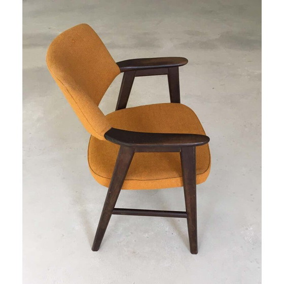 Image 1 of Vintage Desk Chair in Tanned Oak Erik Kirkegaard Danish 1960s