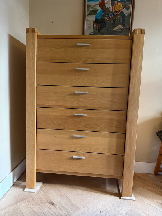 Oak chest of  drawers – Chest of drawers, Metal, Wood (photo 12 of 14)