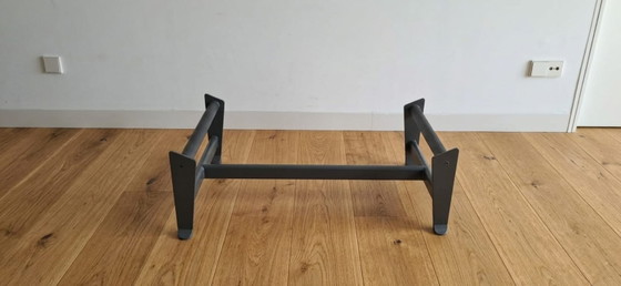 Image 1 of Chaise longue LC4 replica italiana in pelle nera (stile Le Corbusier) – Come nuova