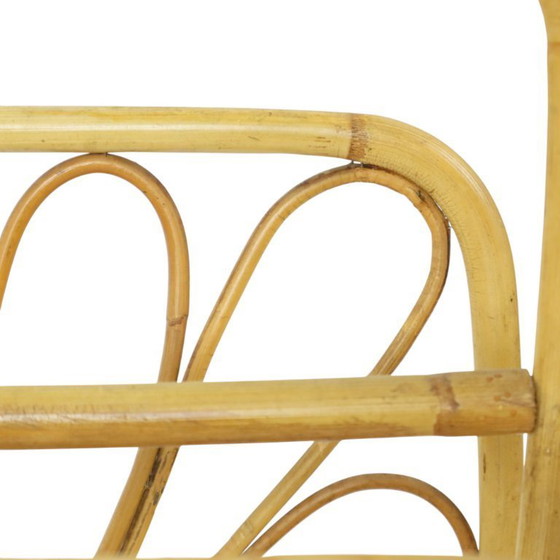 Image 1 of Portariviste in rattan stile boho anni Sessanta