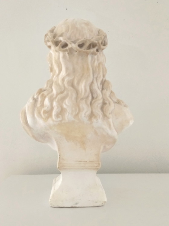 Gipsen Buste Christus met Doornen 30 cm Togneri – Kunst, Other (photo 3 of 14)