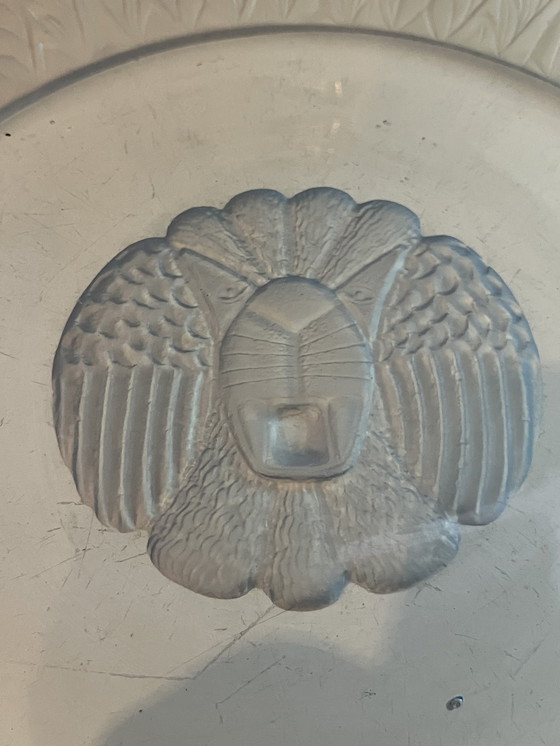 Image 1 of Grote Art Deco schaal van Jules Henri Vernon voor Pukeberg Zweden, rond 1930