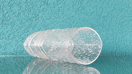 Image 1 of Structured Glass Vase by Willem Heesen for Leerdam Glass Factory, 1960's