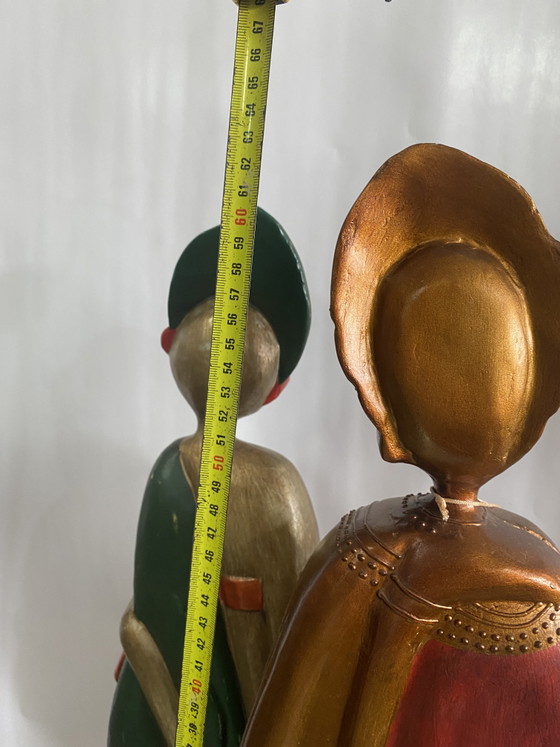 Conjunto de 2 figuras decorativas em madeira – Dekorative Objekte, Wood (photo 4 of 11)