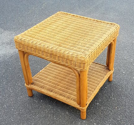 Image 1 of Vintage Wicker Side Table