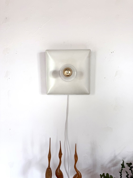 Vintage Space Age Wall Lamp, Sölken Leuchten '70 – Wall lights, Plastic, Metal (photo 4 of 12)