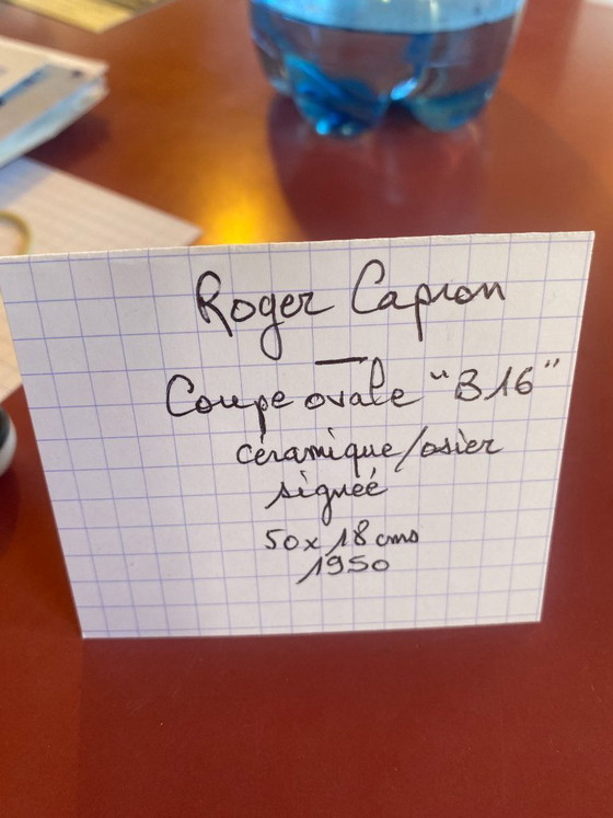 Image 1 of Roger Capron Coupe ovale, modèle « B16 »