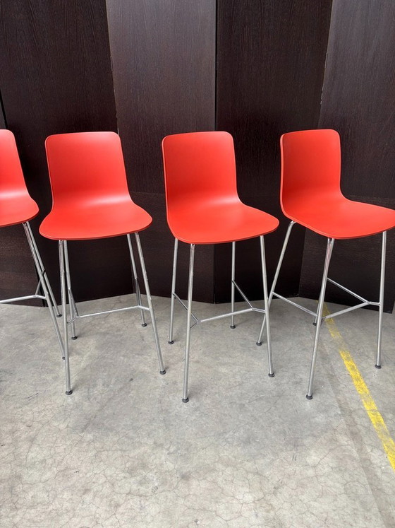 Image 1 of Trona Vitra HAL RE naranja con patas metálicas - Jasper Morrison