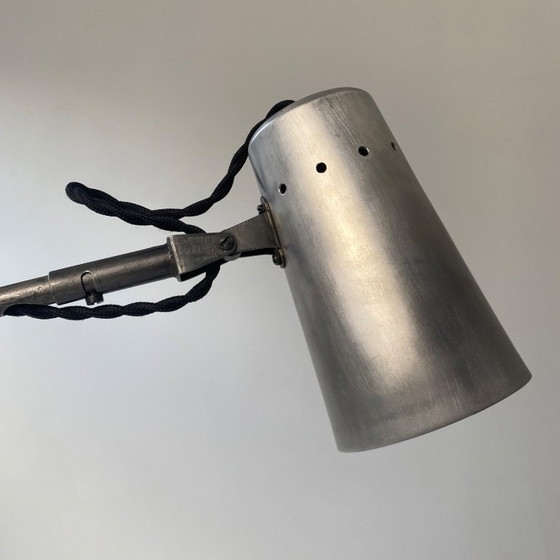 Image 1 of ANTIQUE 1950S INDUSTRIAL WORKSHOP SCONCE