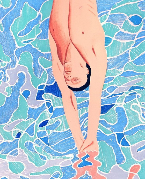 Image 1 of De duiker - David Hockney - De duiker - Poster 60 × 90 cm