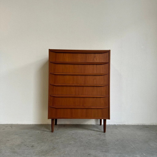 Dänische Vintage Kommode Teakholz