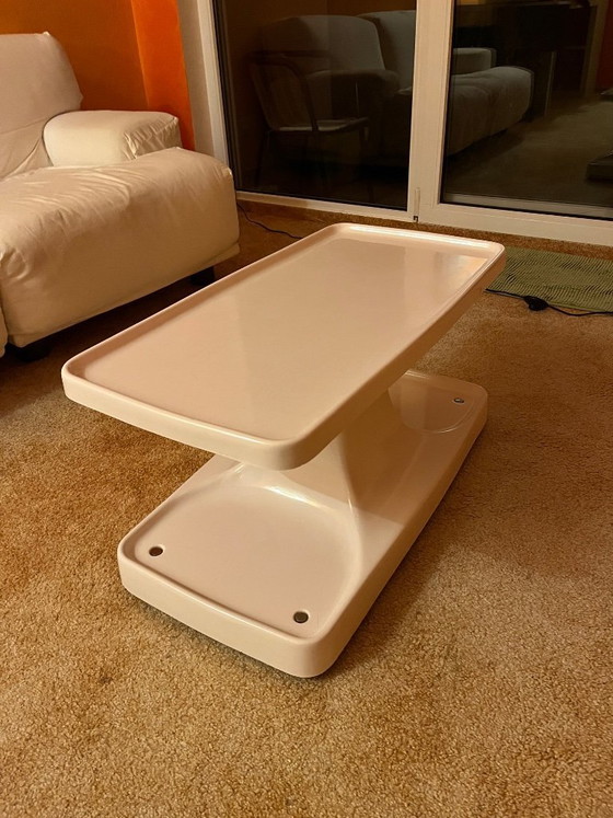 Image 1 of Mesa de centro de la era espacial con ruedas