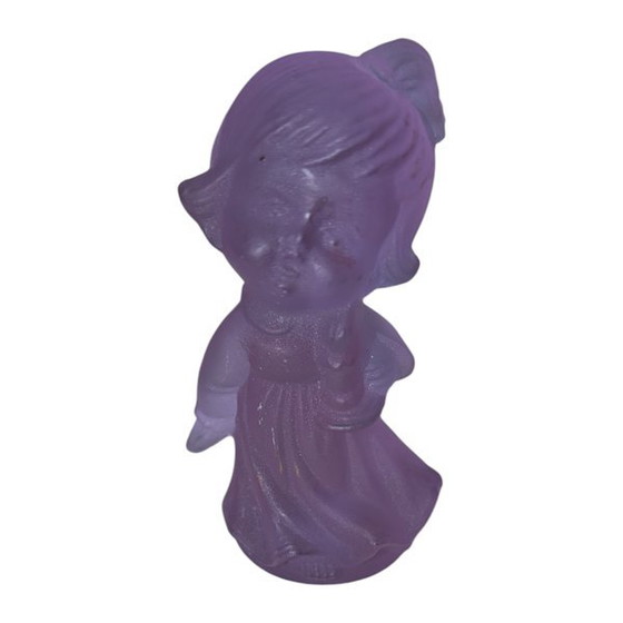 Image 1 of Statua di Murano color lavanda, 10 cm