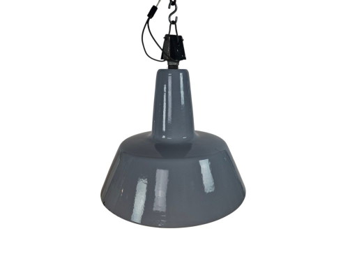 Philips - Émail - Porcelaine - Industriel - « Longneck » - Pays-Bas - Années 1960 – hanglampen, Metal, Vintage