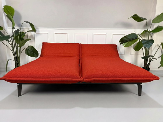 Image 1 of Rolf Benz Nova Sofá de diseño Sofá naranja Schlaffunktion