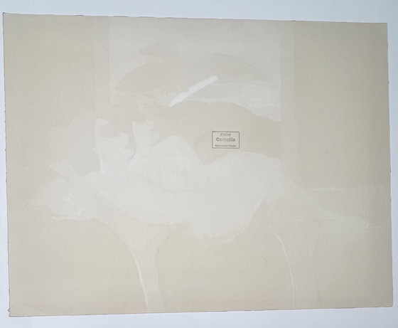 Image 1 of Signed; Guillaume Corneille Lithographie Reflet Dans Un. Miroir E/A 1980