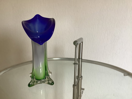 Handgemaltes Art-Deco-Gemalt-Vasje