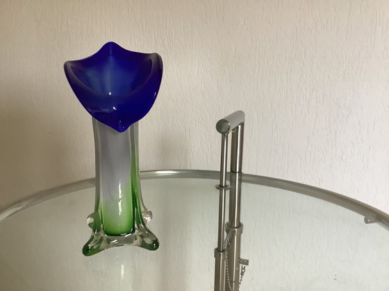 Image 1 of Handgemaltes Art-Deco-Gemalt-Vasje