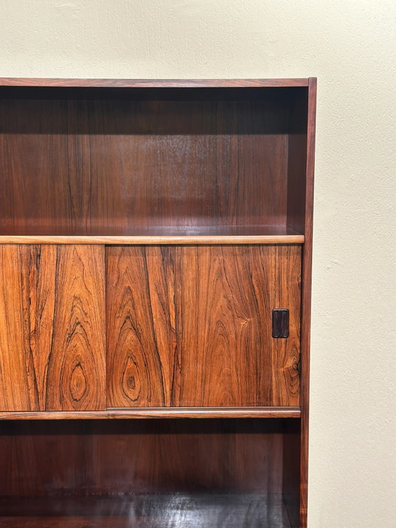 Palissanderhouten hoge boekenkast – High boards, Wood, Mid Century Modern (photo 7 of 8)