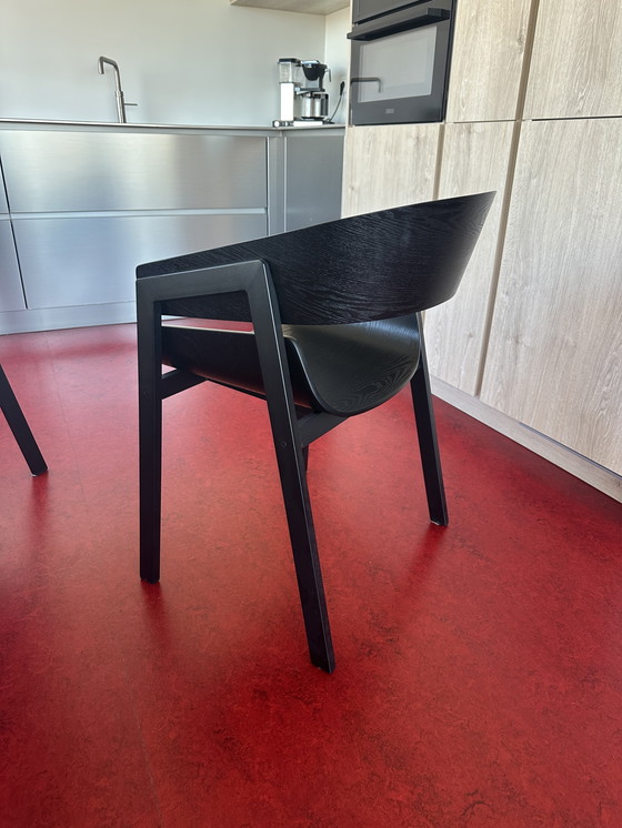 Image 1 of Sedie da pranzo di design danese in legno di quercia nera 4x