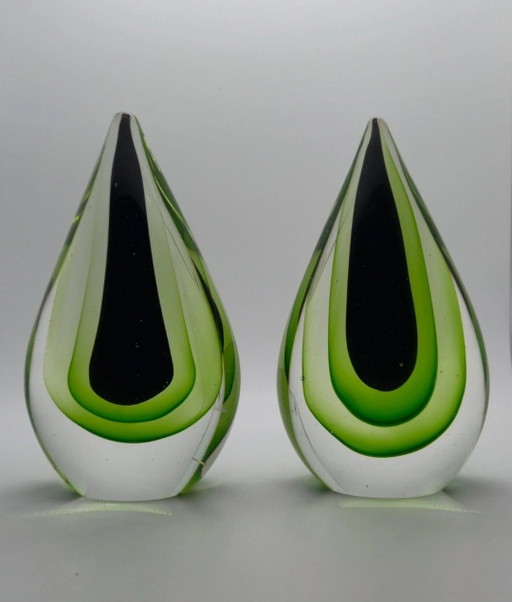 Glazen ornamenten druppel 