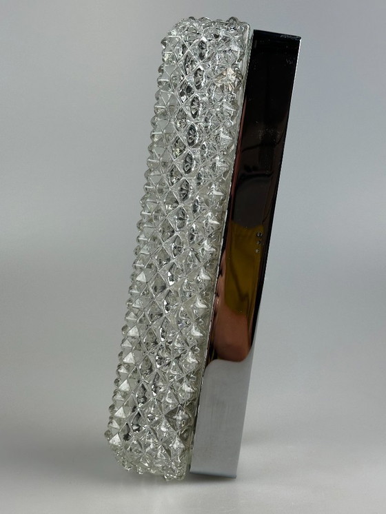 Image 1 of 60s 70s aplique Aplique de Glashütte Limburg Alemania Space Age