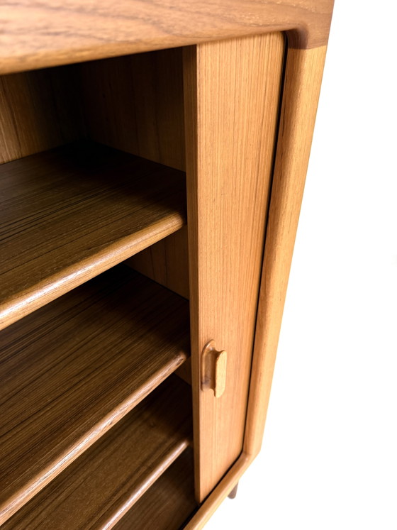 Image 1 of Vintage Deens teakhouten highboard, Silkeborg ‘80
