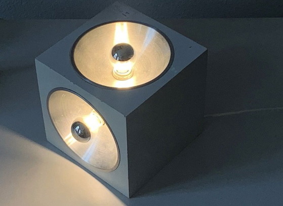 Table lamp by Nele for Temde, Model 5703 / Vintage / Rare, Aluminium, Beige (photo 2 of 8)