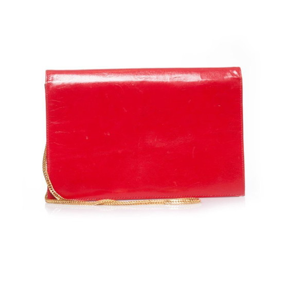 Image 1 of Borsa a tracolla Valentino, vintage in pelle rossa lucida