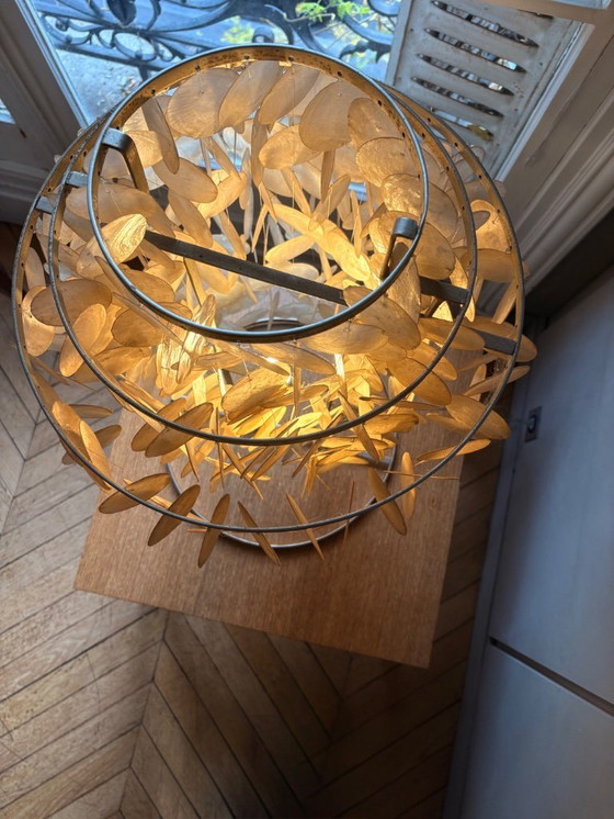 Image 1 of 2 Parelmoeren Lampen 75 cm – Vintage Design / Decor