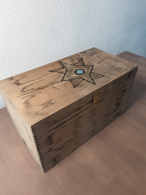 Image 1 of Lampada da tavolo artistica con scatola coordinata