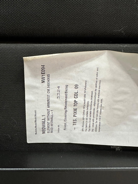 Image 1 of Minotti Hamilton Corner Sofa Black