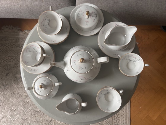 Servizio da tè vintage GEHA Rotterdam 8 pz fiore – Stoviglie, Porcellana (photo 4 of 11)