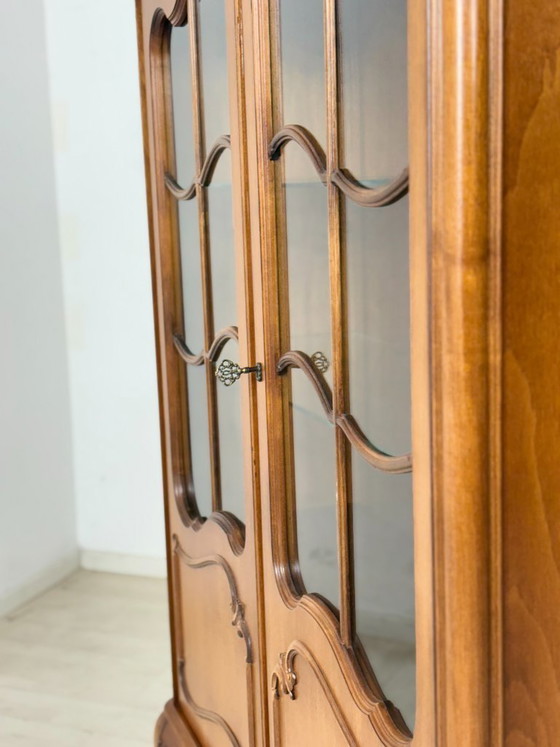 Image 1 of Elegante barokke vitrinekast / Chippendale vitrinekast / displaykast