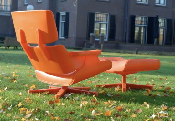 Fauteuil lounge MAL 1956 - extérieur – Chaises & fauteuils, Plastic (photo 2 of 6)