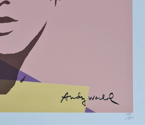 Image 1 of D'après Andy Warhol, Elvis Presley, années 1980, lithographie