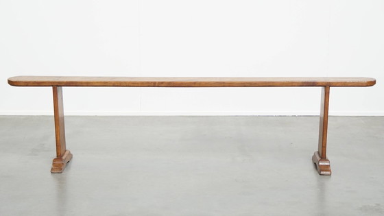 Image 1 of Antique French hall bench/bench for the dining table