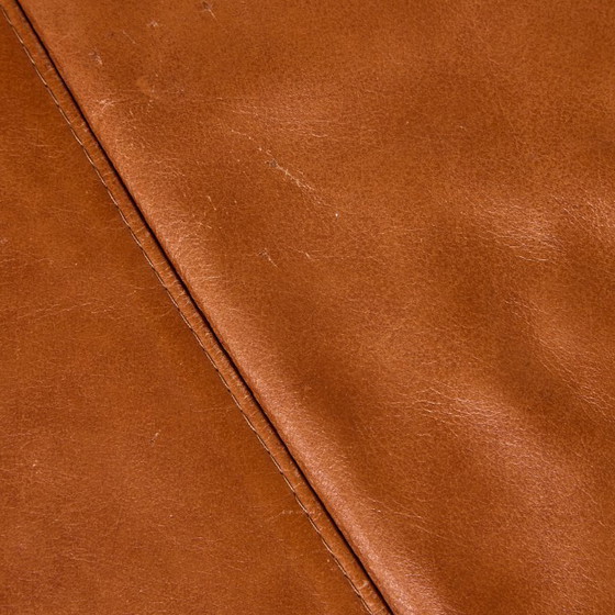 Image 1 of MK11156 Ottoman with leather upholstery