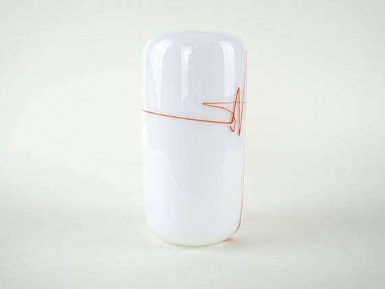 Image 1 of Glass vase, Danish design, 1970s, manufactured by Holmegaard