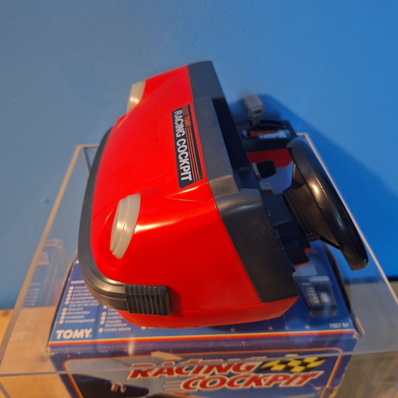 Image 1 of Tomy Racing Cockpit 80s analog arcade game