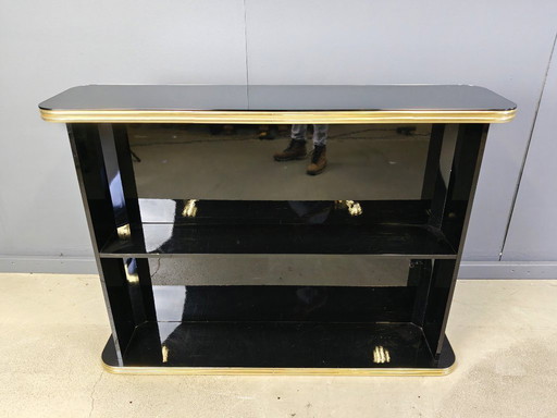 Hollywood Regency-bar met krukken, jaren 70 - Italië