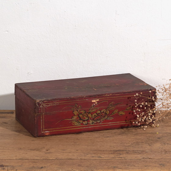 Antica cassa asiatica rossa (c.1900) #13 – Cassettiere (photo 8 of 40)