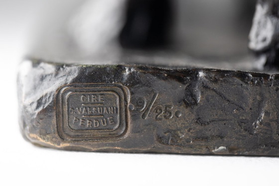 Image 1 of François Pompon. « Rhinocéros », bronze, tirage de 2006.