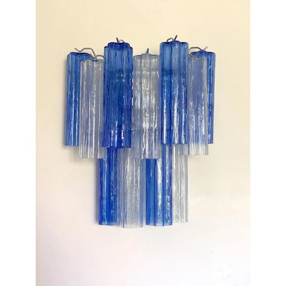 Image 1 of Applique da parete bicolore blu opale