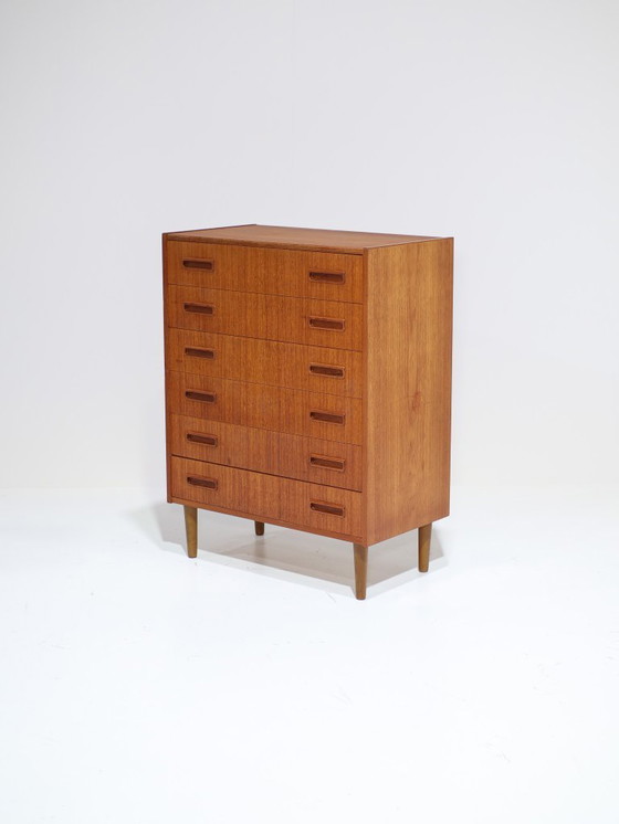 Image 1 of Ladekast teakhout Westergaard E. Jensen Deens vintage