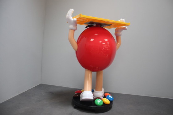 Image 1 of Rarissimo supporto in plastica della mascotte dell'azienda di caramelle M&M's, anni Novanta.